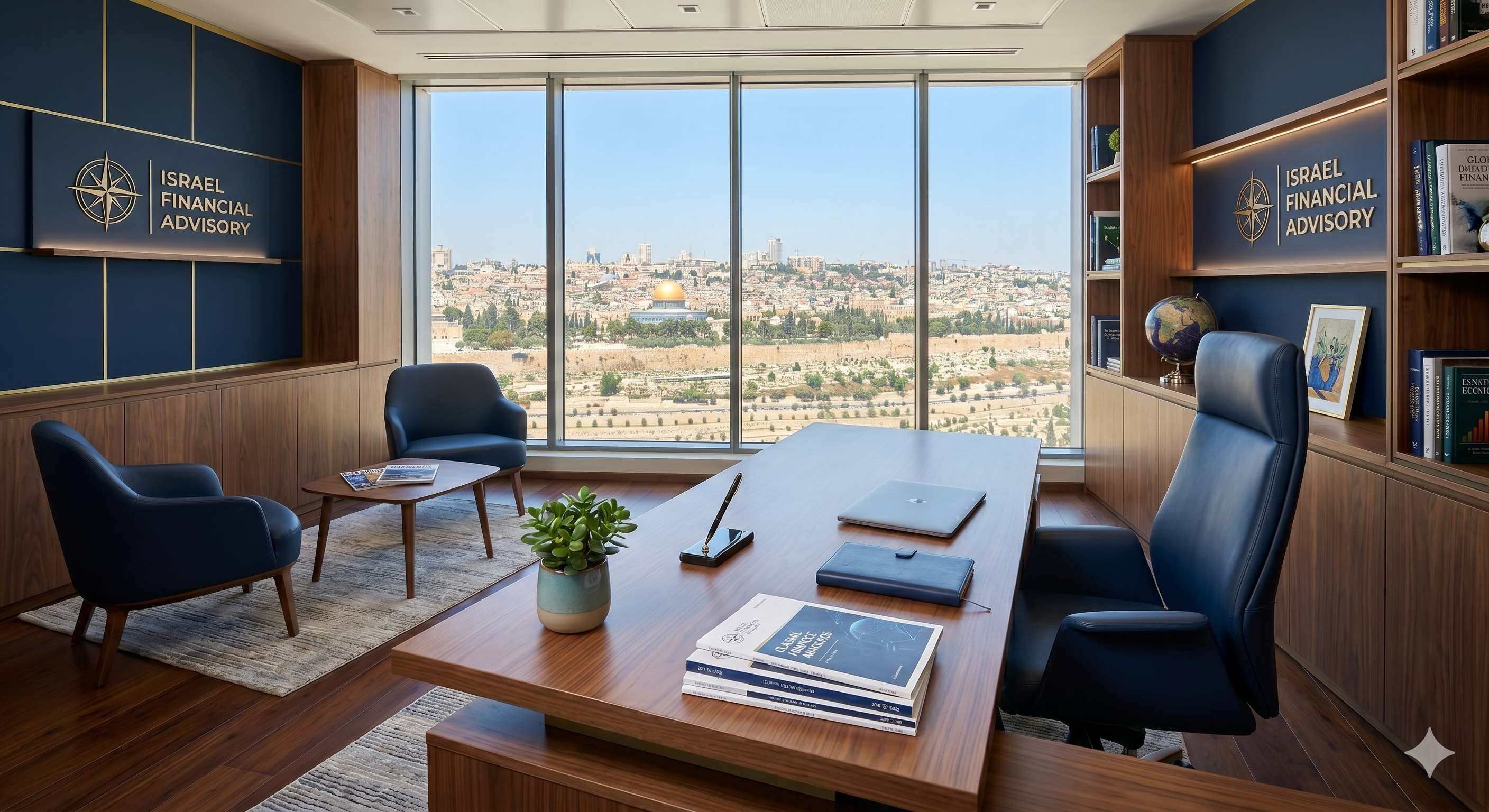 IsraFinance — modern professional office environment