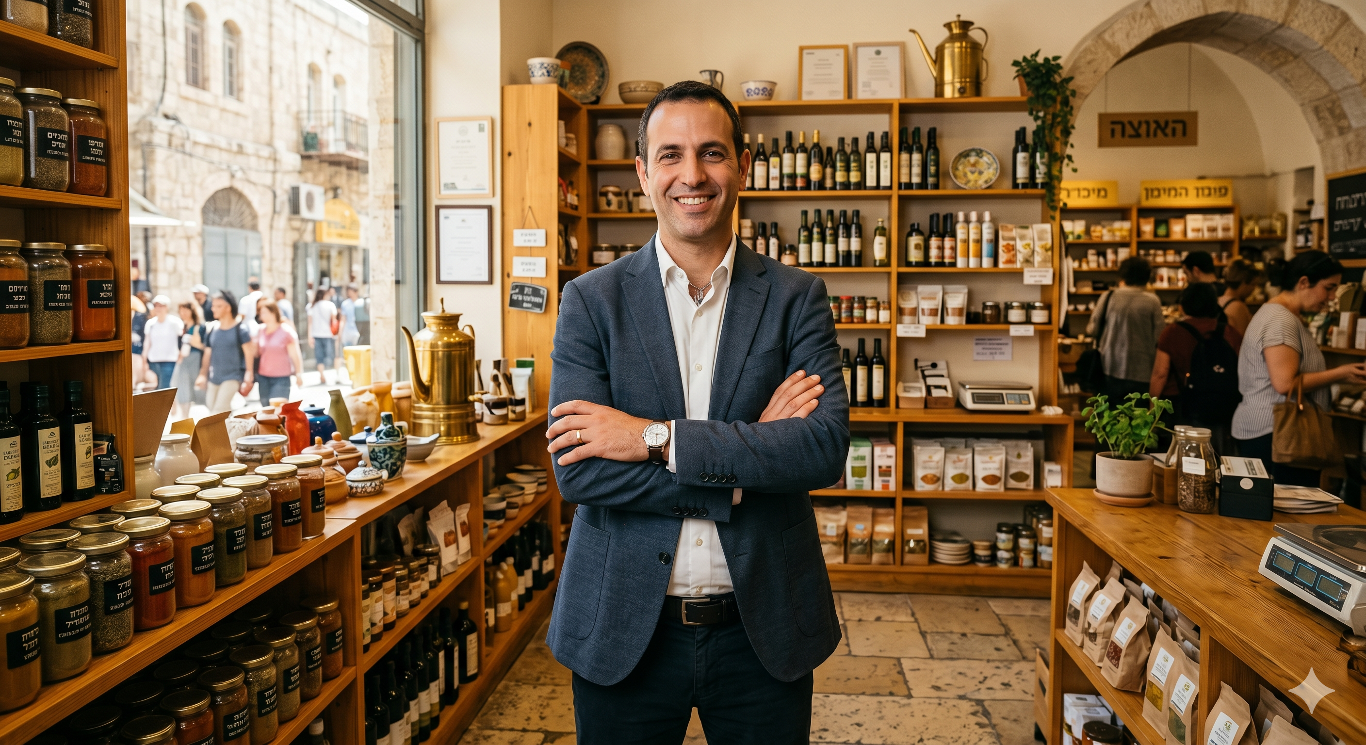Confident business owner — buying an existing Israeli business